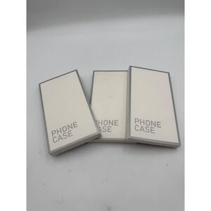 Lot of 3 Clear iPhone 11 Phone Cases with Screen Protector Accessories New